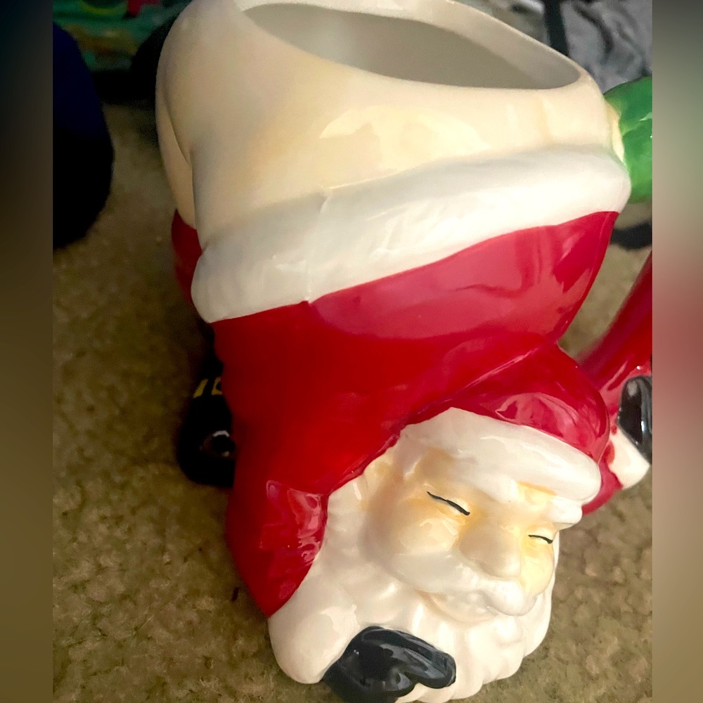Funny Santa mug from Spencer’s